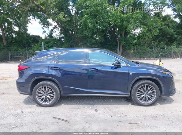 2T2SZMDA2LC252377 2020 LEXUS RX 350 Blue Rear interior view