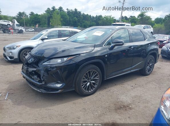 2T2SZMDA6NC344062 2022 LEXUS RX 350 Black Przód lewy