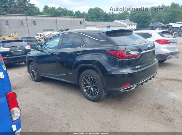 2T2SZMDA6NC344062 2022 LEXUS RX 350 Black Tył lewy