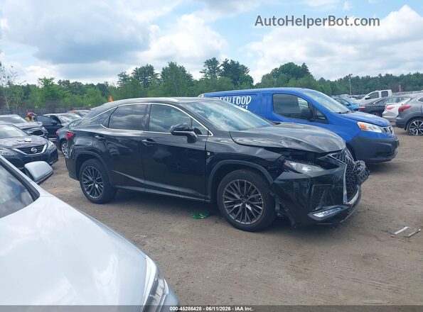 2T2SZMDA6NC344062 2022 LEXUS RX 350 Black Widok wnętrza z tyłu