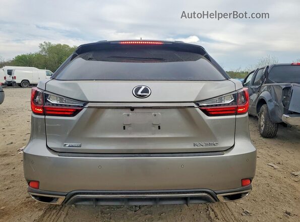2T2SZMDA7MC266714 2021 LEXUS RX Beige უკანა ხედი