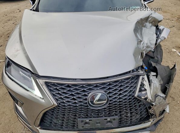 2T2SZMDA7MC266714 2021 LEXUS RX Beige ძრავის განყოფილების ხედი