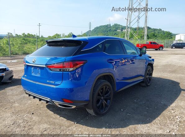 2T2SZMDA7MC281021 2021 LEXUS RX 350 Blue უკანა მარჯვენა