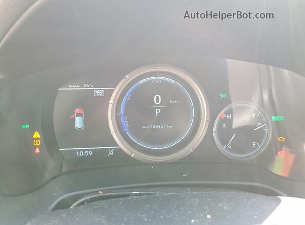 2T2YGMDA2LC045133 2020 LEXUS RX Белый Вид щитка приборов