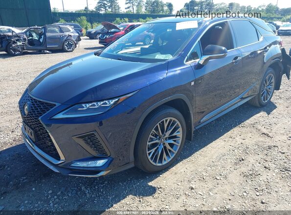 2T2YZMDA1LC241364 2020 LEXUS RX 350 Blue Առջևի ձախ երեք քառորդ տեսարան