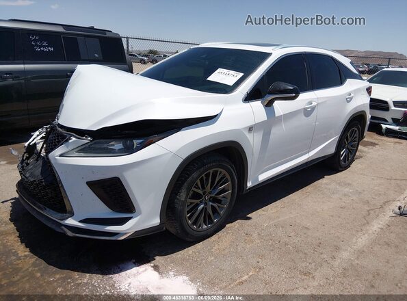 2T2YZMDA4LC252441 2020 LEXUS RX 350 White წინა მარცხენა ხედი სამი მეოთხედიდან