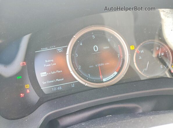 2T2YZMDA4LC257218 2020 LEXUS RX White Instrument cluster view