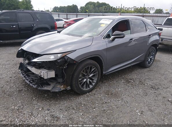 2T2YZMDA4NC343454 2022 LEXUS RX 350 Gray Առջևի ձախ երեք քառորդ տեսարան