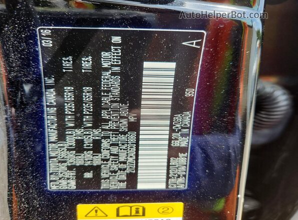 2T2ZZMCA0GC018860 2016 LEXUS RX Black Սալոնի 360 աստիճան տեսք