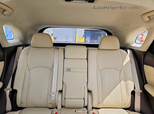 2T2ZZMCA0GC018860 2016 LEXUS RX Black Հետևի նստատեղերի տեսք