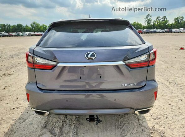 2T2ZZMCA0GC019569 2016 LEXUS RX Угольный Вид сзади