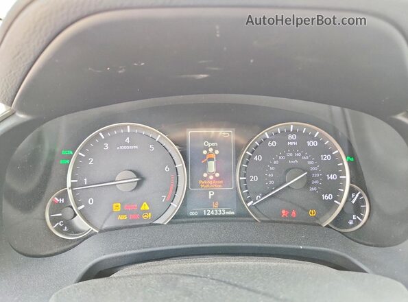 2T2ZZMCA0GC019569 2016 LEXUS RX Угольный Вид щитка приборов
