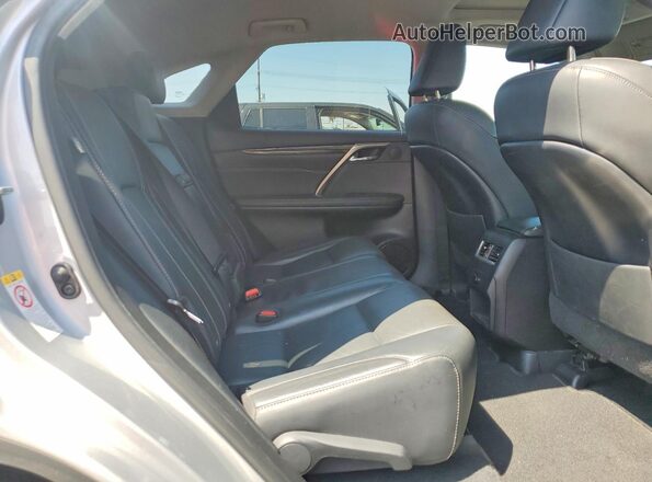 2T2ZZMCA0HC067445 2017 LEXUS RX Silver Rear interior view
