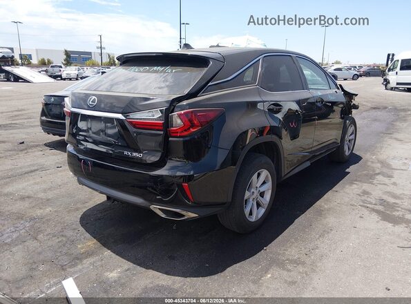 2T2ZZMCA0HC074024 2017 LEXUS RX 350 Black Rear right