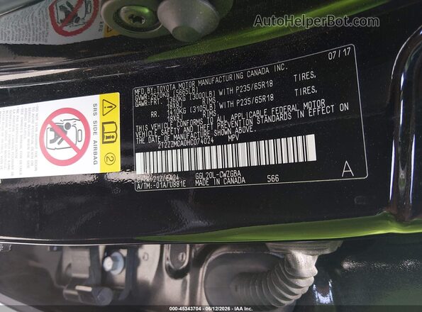 2T2ZZMCA0HC074024 2017 LEXUS RX 350 Black Engine compartment view