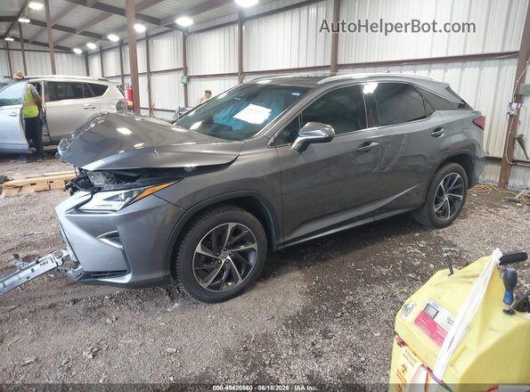 2T2ZZMCA1GC001002 2016 LEXUS RX 350 Gray Vista tres cuartos delantera izquierda