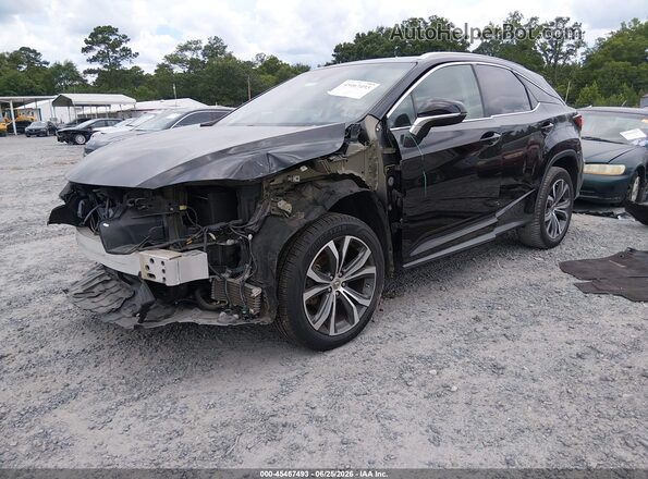 2T2ZZMCA3HC055483 2017 LEXUS RX 350 Black Առջևի ձախ երեք քառորդ տեսարան
