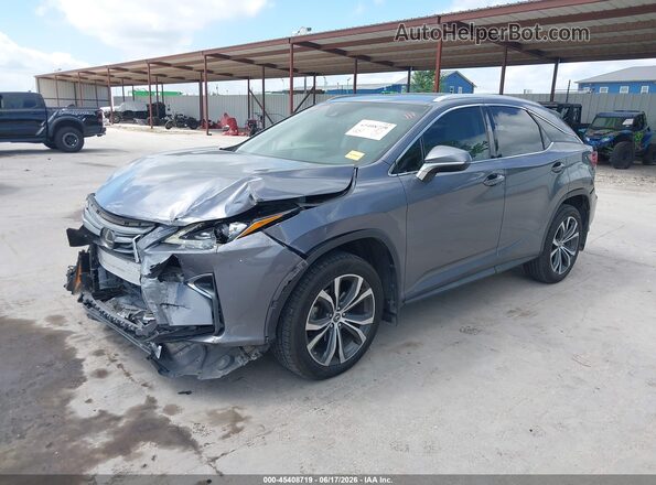 2T2ZZMCA3JC113792 2018 LEXUS RX 350 Gray Передня ліва чверть