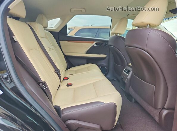 2T2ZZMCA3KC144672 2019 LEXUS RX Black Widok wnętrza z tyłu