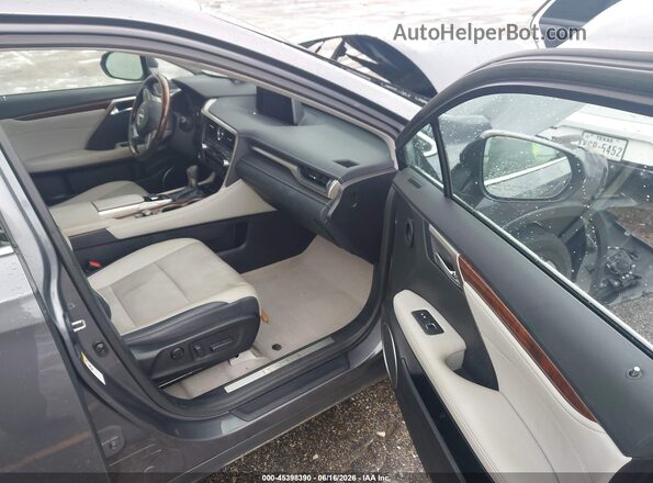 2T2ZZMCA4GC002161 2016 LEXUS RX 350 Gray Vista interior delantera