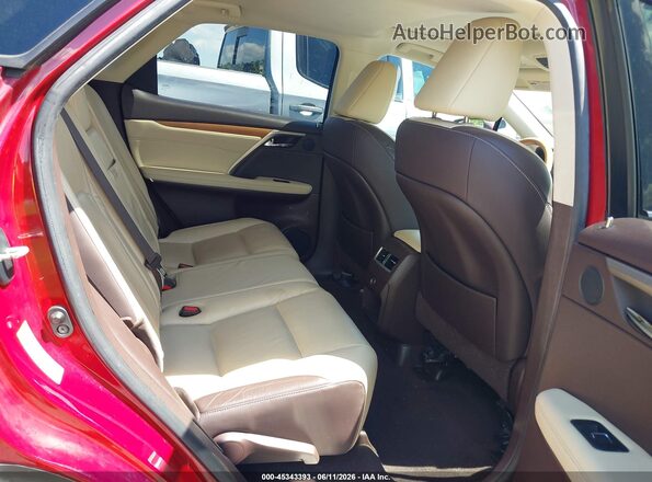 2T2ZZMCA4JC094699 2018 LEXUS RX 350 Red Вид наклейки з VIN-кодом