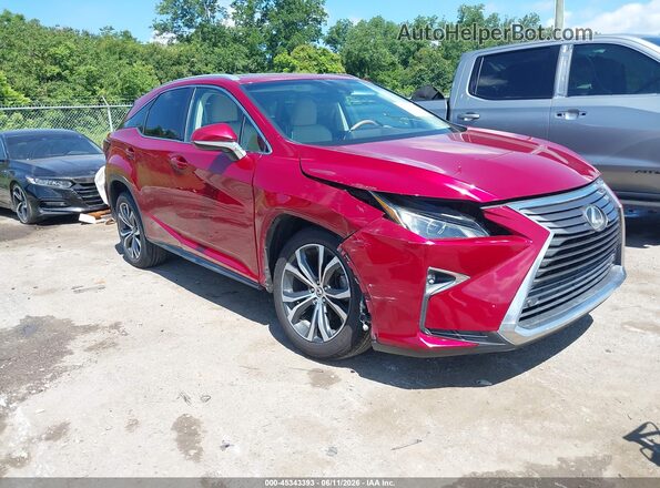 2T2ZZMCA4JC094699 2018 LEXUS RX 350 Red Вид спереду