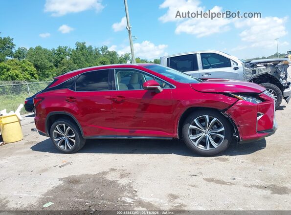 2T2ZZMCA4JC094699 2018 LEXUS RX 350 Red Вид задньої частини салону
