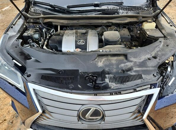 2T2ZZMCA4JC097120 2018 LEXUS RX Blue ძრავის განყოფილების ხედი