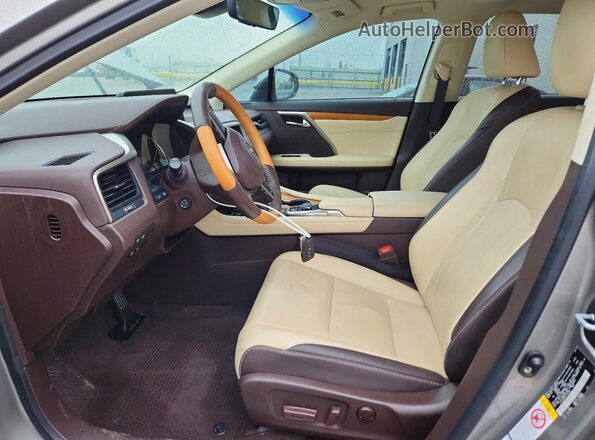 2T2ZZMCA4KC147063 2019 LEXUS RX Silver Widok wnętrza z przodu