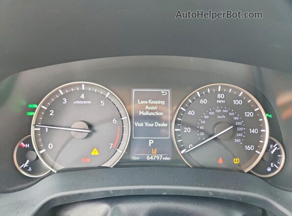 2T2ZZMCA4KC147063 2019 LEXUS RX Silver Widok zestawu wskaźników