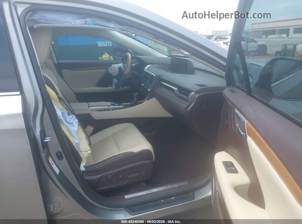 2T2ZZMCA5HC074472 2017 LEXUS RX 350 Gray Вид салону спереду