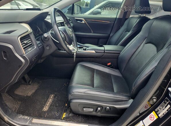 2T2ZZMCA5HC088422 2017 LEXUS RX Black Vista interior delantera