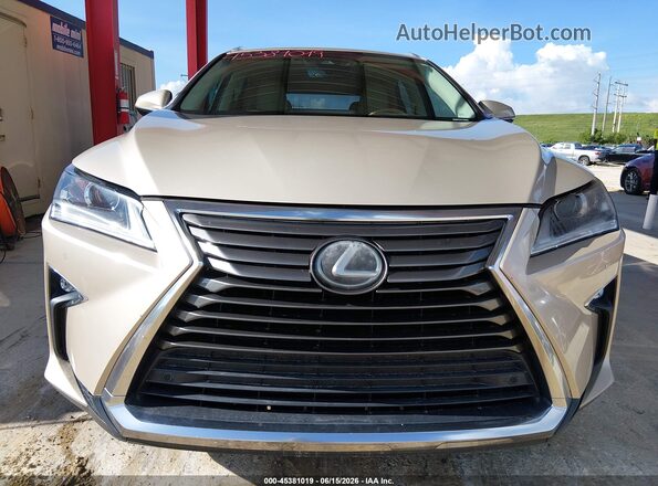 2T2ZZMCA5JC095490 2018 LEXUS RX 350 Champagne Rear interior view