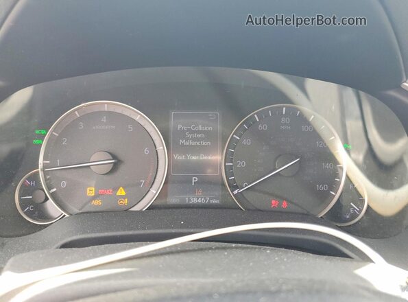 2T2ZZMCA5JC103149 2018 LEXUS RX White Instrument cluster view