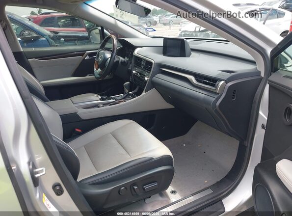 2T2ZZMCA6GC007202 2016 LEXUS RX 350 Серебряный Вид салона спереди