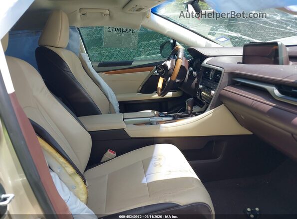 2T2ZZMCA6GC025313 2016 LEXUS RX 350 Beige Widok wnętrza z przodu