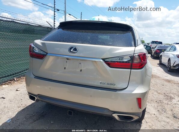 2T2ZZMCA6GC025313 2016 LEXUS RX 350 Beige 