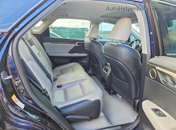 2T2ZZMCA6GC031032 2016 LEXUS RX Blue Rear interior view