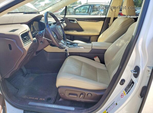 2T2ZZMCA6HC076411 2017 LEXUS RX White წინა სალონის ხედი