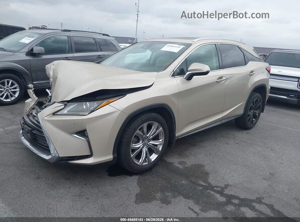 2T2ZZMCA6JC105220 2018 LEXUS RX 350 Champagne Առջևի ձախ երեք քառորդ տեսարան