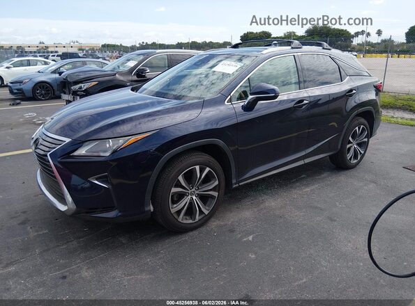 2T2ZZMCA6KC117580 2019 LEXUS RX 350 Blue წინა მარცხენა ხედი სამი მეოთხედიდან