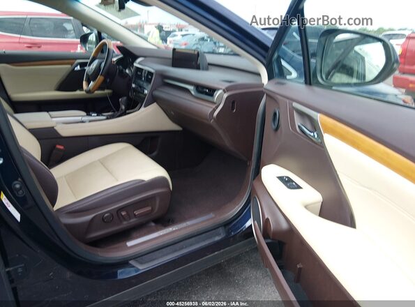 2T2ZZMCA6KC117580 2019 LEXUS RX 350 Blue წინა სალონის ხედი