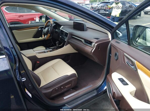 2T2ZZMCA6KC117580 2019 LEXUS RX 350 Blue VIN კოდის სტიკერის ხედი