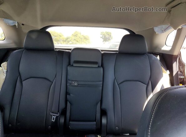 2T2ZZMCA6KC138610 2019 LEXUS RX Black უკანა სავარძლების ხედი