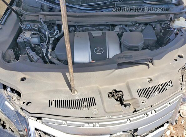 2T2ZZMCA6KC138610 2019 LEXUS RX Black ძრავის განყოფილების ხედი