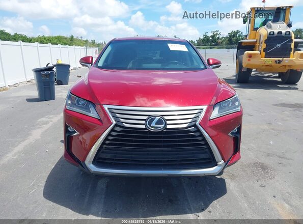 2T2ZZMCA7GC024350 2016 LEXUS RX 350 Red ხელსაწყოთა პანელის ხედი