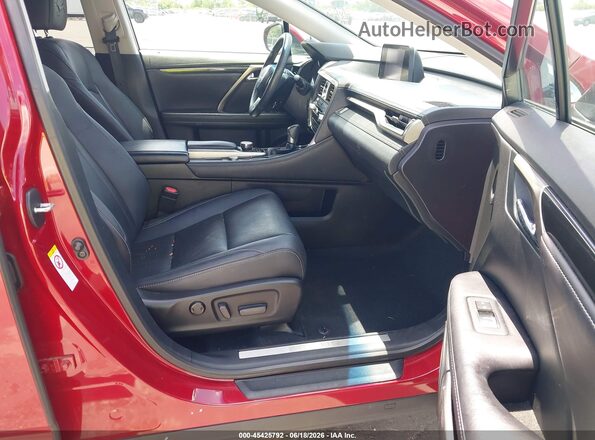 2T2ZZMCA7GC024350 2016 LEXUS RX 350 Red წინა სალონის ხედი