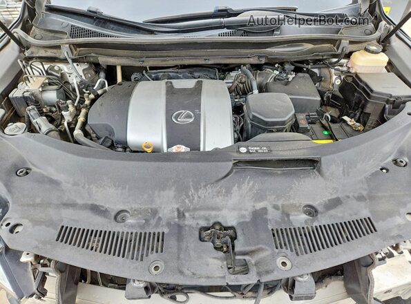 2T2ZZMCA7HC089264 2017 LEXUS RX Gold Вид підкапотного простору