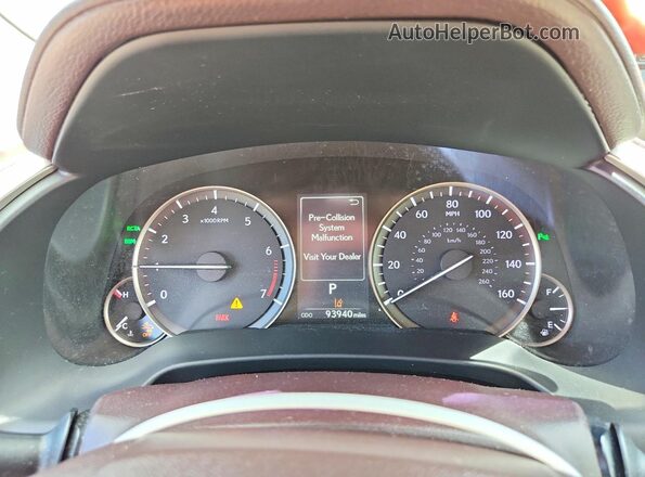 2T2ZZMCA8HC042986 2017 LEXUS RX Black Widok zestawu wskaźników