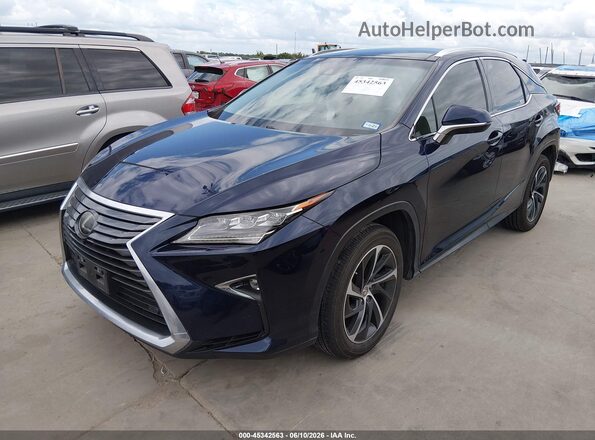 2T2ZZMCA8HC045581 2017 LEXUS RX 350 Blue Առջևի ձախ երեք քառորդ տեսարան